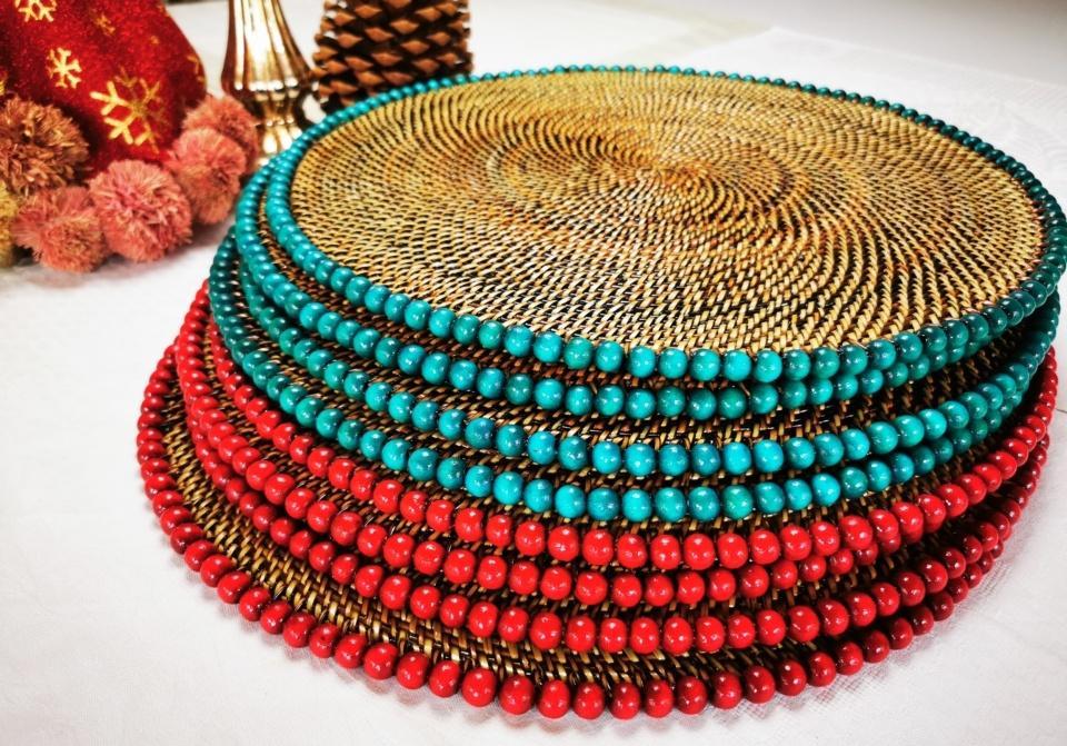 Beaded Placemats Table Decoration