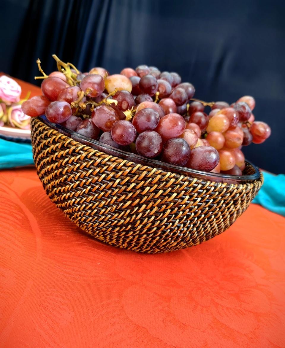 Decorative Fruit Bowl Table Accent
